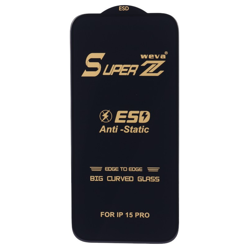 گلس Super Z آنتی استاتیک Weva آیفون iPhone 15 Pro