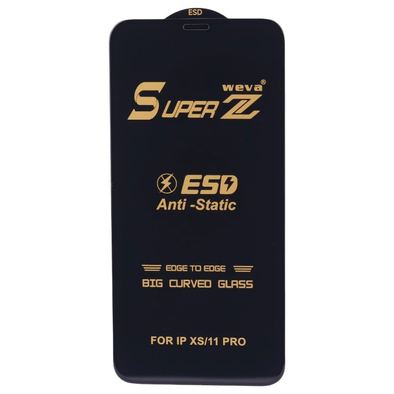 گلس Super Z آنتی استاتیک Weva آیفون X / XS / 11 Pro