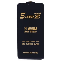 گلس Super Z آنتی استاتیک Weva آیفون X / XS / 11 Pro