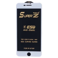 گلس Super Z آنتی استاتیک Weva آیفون iPhone 7 Plus / 8 Plus سفید