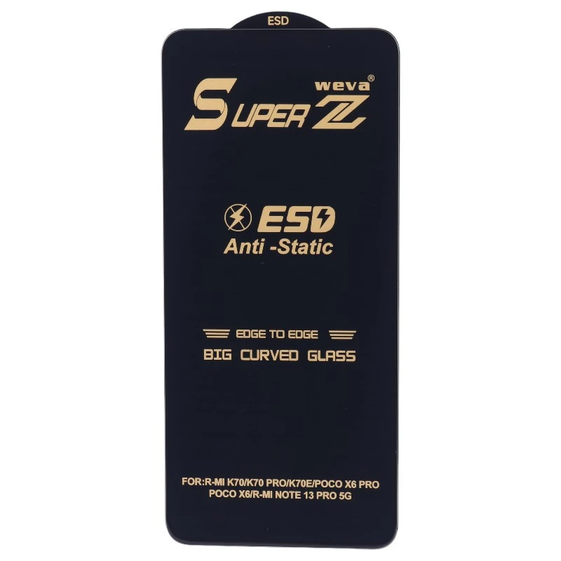 گلس Super Z آنتی استاتیک Weva شیائومی Poco X6 Pro
