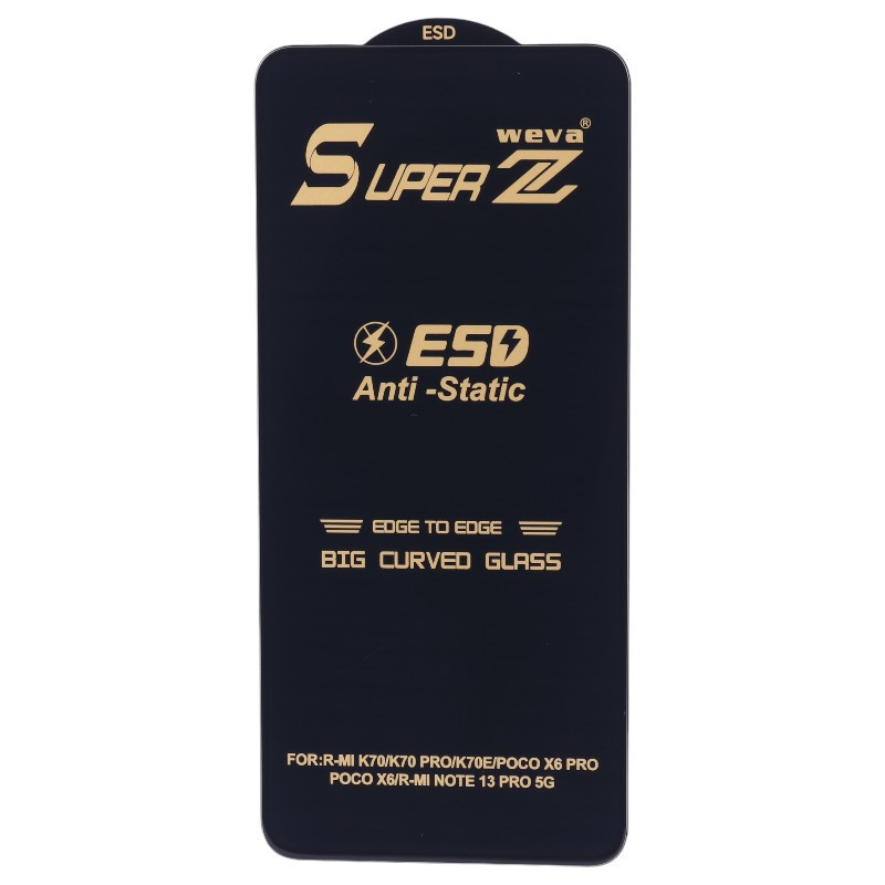 گلس Super Z آنتی استاتیک Weva شیائومی Poco X6 Pro