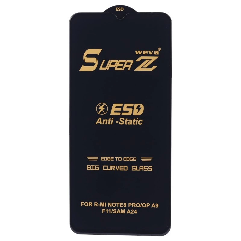 گلس Super Z آنتی استاتیک Weva شیائومی Redmi Note 8 Pro