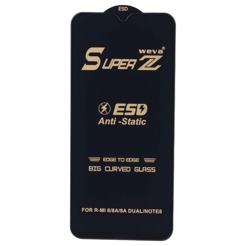گلس Super Z آنتی استاتیک Weva شیائومی Redmi Note 8