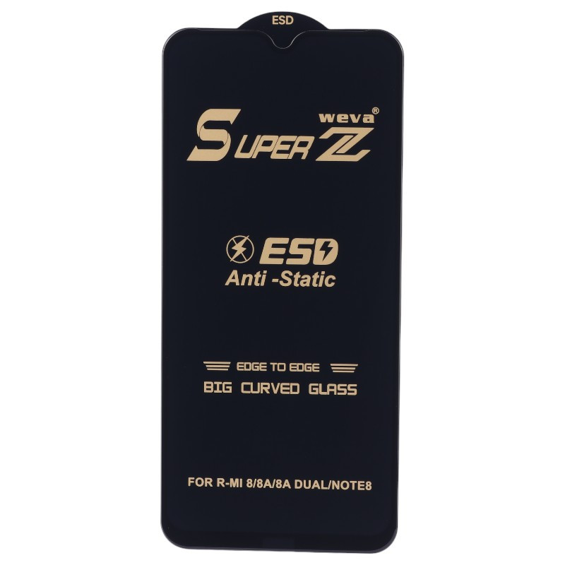 گلس Super Z آنتی استاتیک Weva شیائومی Redmi Note 8