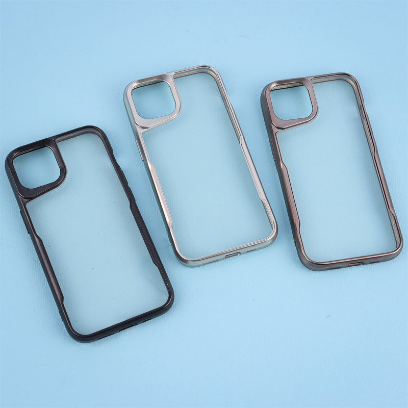قاب ژله ای شفاف آیفون iPhone 13 / 14 طرح تیتانیوم
