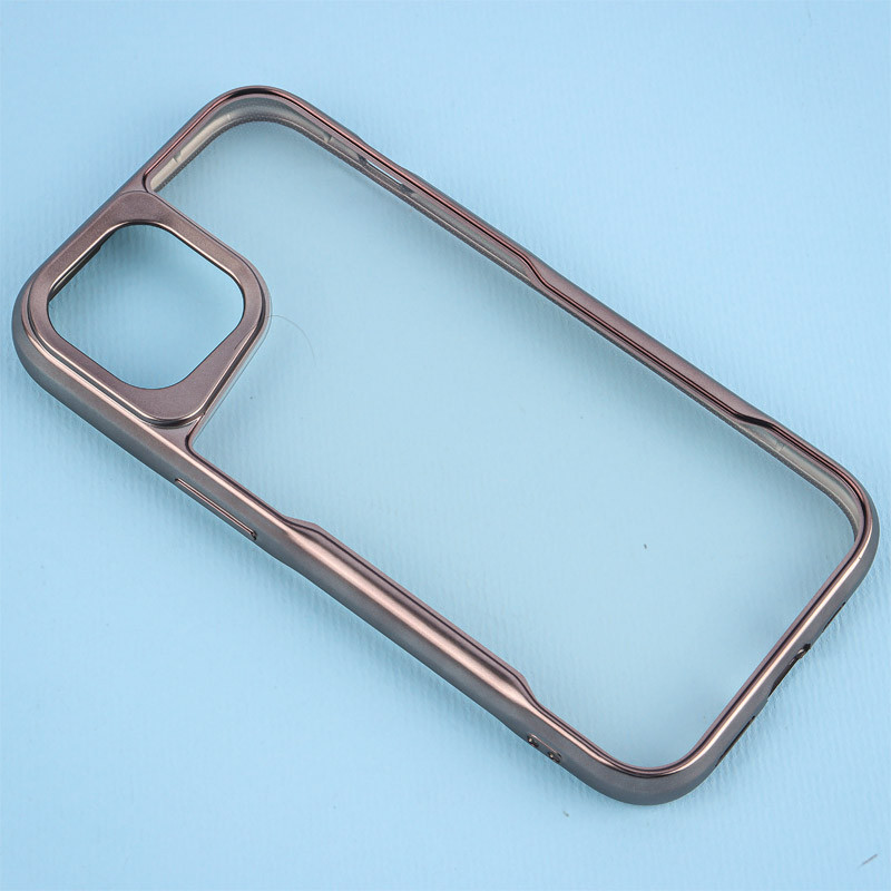 قاب ژله ای شفاف آیفون iPhone 15 طرح تیتانیوم