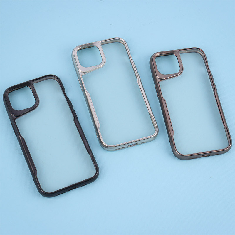 قاب ژله ای شفاف آیفون iPhone 15 طرح تیتانیوم