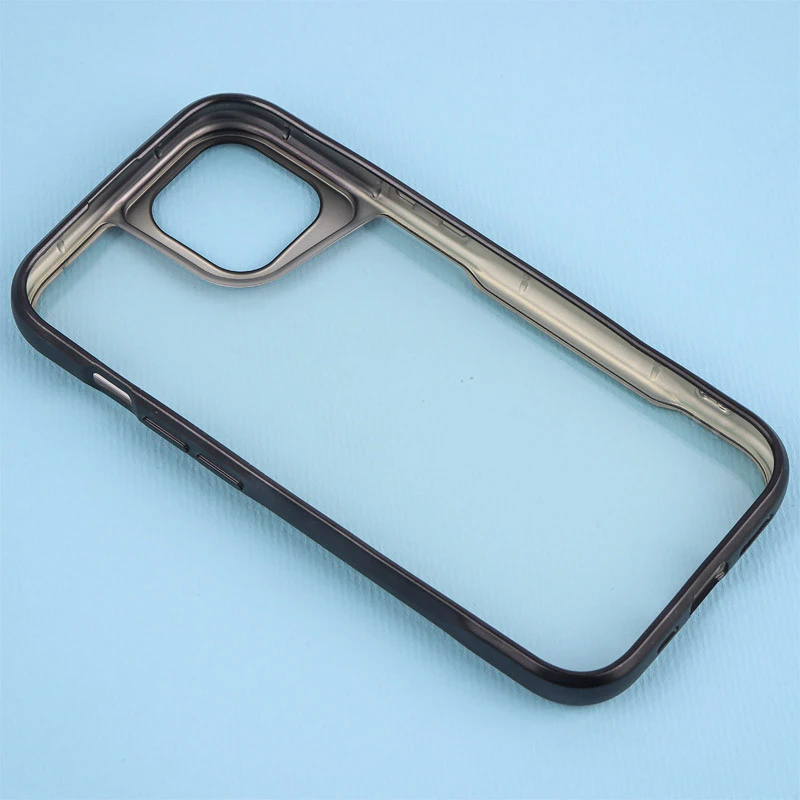 قاب ژله ای شفاف آیفون iPhone 15 طرح تیتانیوم