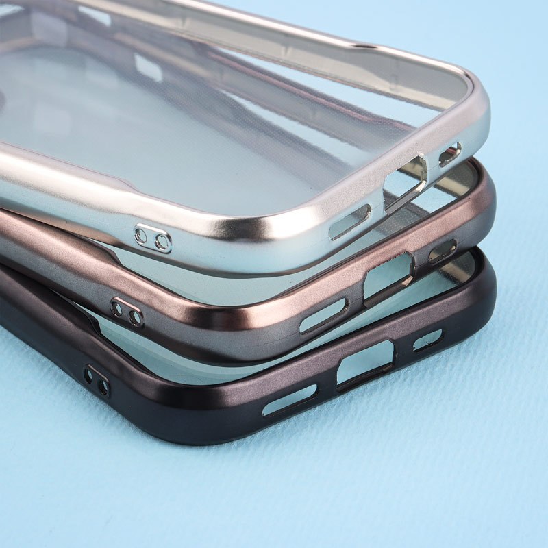 قاب ژله ای شفاف آیفون iPhone 15 طرح تیتانیوم