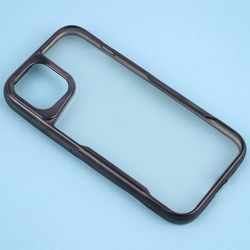 قاب ژله ای شفاف آیفون iPhone 15 طرح تیتانیوم