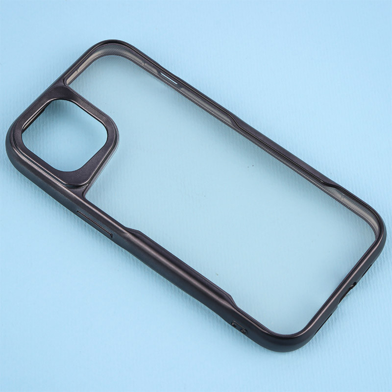 قاب ژله ای شفاف آیفون iPhone 15 طرح تیتانیوم