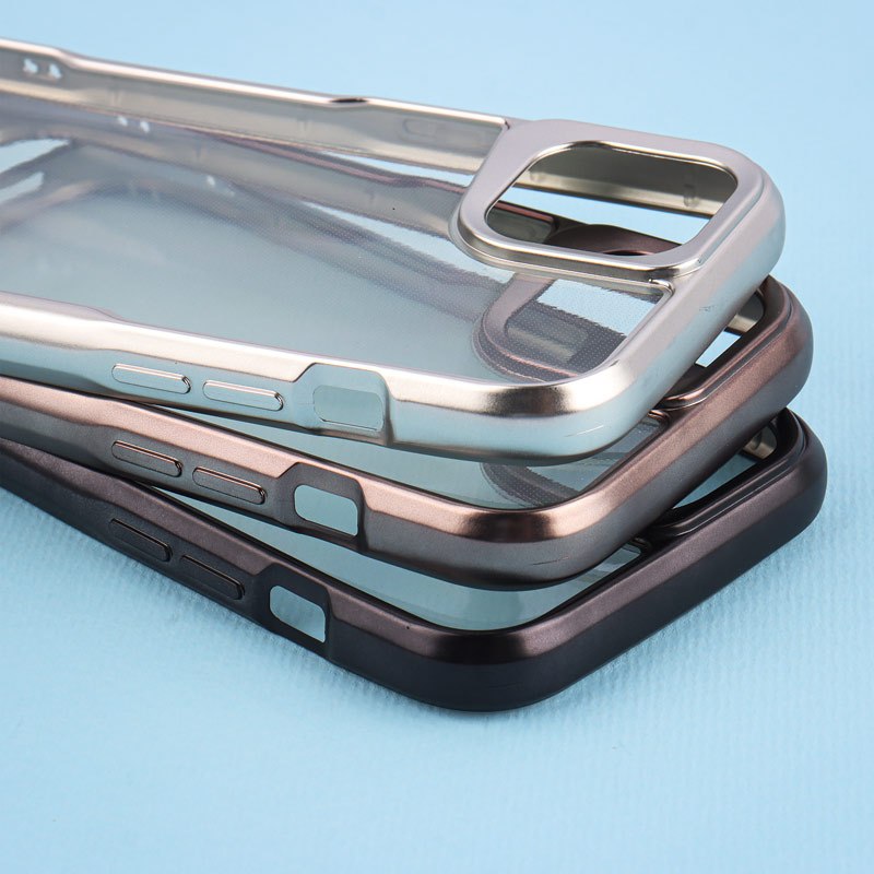 قاب ژله ای شفاف آیفون iPhone 15 طرح تیتانیوم