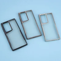قاب ژله ای شفاف سامسونگ Galaxy S23 Ultra طرح تیتانیوم