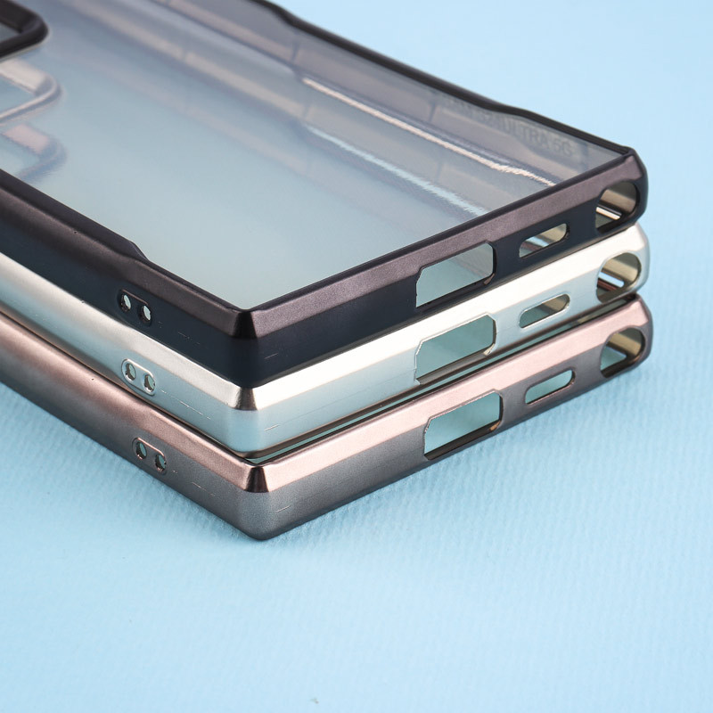 قاب ژله ای شفاف سامسونگ Galaxy S24 Ultra طرح تیتانیوم