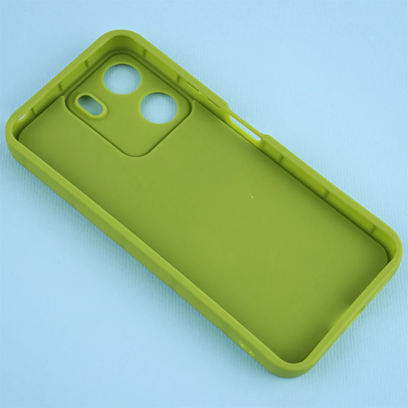 قاب سیلیکونی سولید محافظ لنزدار شیائومی Redmi 13C / Poco C65