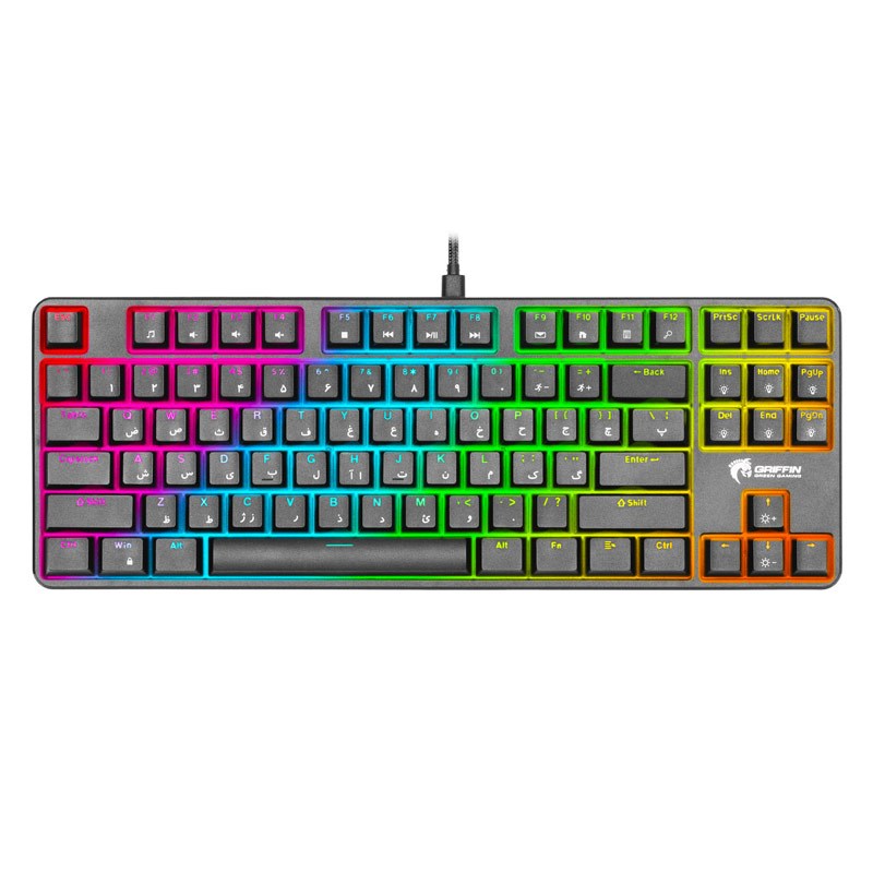 کیبورد گیمینگ گرین GK801-RGB