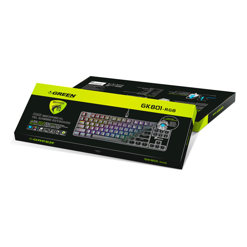 کیبورد گیمینگ گرین GK801-RGB
