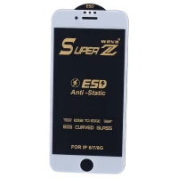 گلس Super Z آنتی استاتیک Weva آیفون 7 / 8 / SE 2020 سفید