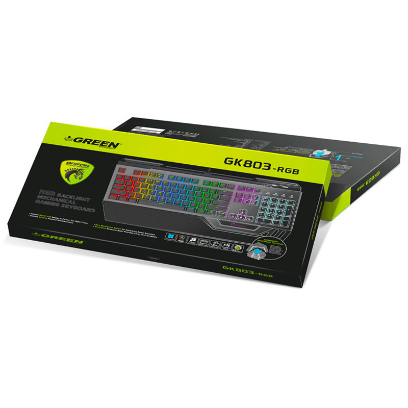 کیبورد گیمینگ گرین GK803-RGB