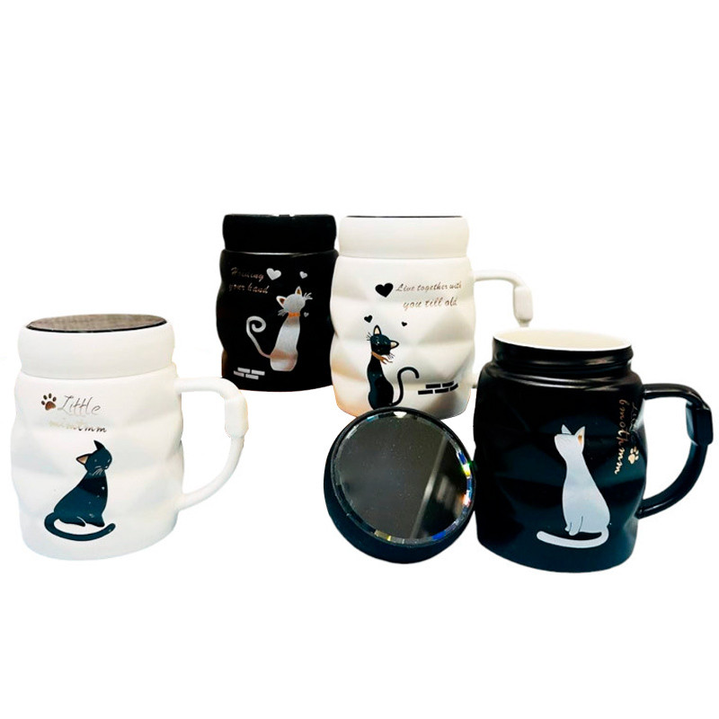 ماگ سرامیکی گربه درب آینه کد PS103186