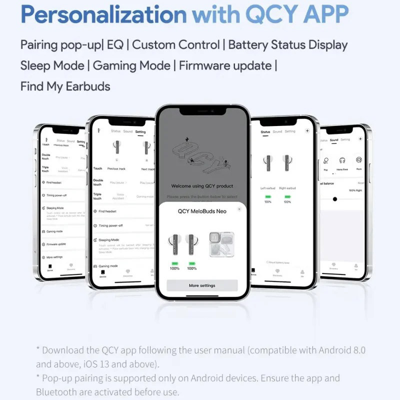 هندزفری بلوتوث دو تایی QCY Melobuds NEO TWS