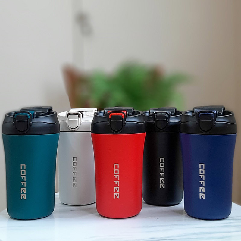 تراول ماگ دو قفله Coffee ظرفیت 400 میلی لیتر