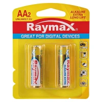 باتری دوتایی قلمی Raymax Alkaline Extra LR6 1.5V AA