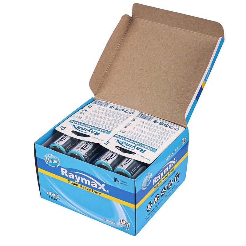 باتری دوتایی بزرگ Raymax Super Heavy Duty 1.5V D