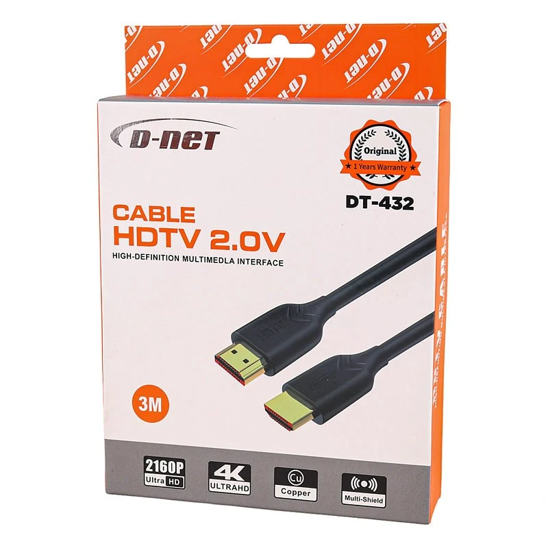 کابل D-Net DT-432 HDMI 4K 3m