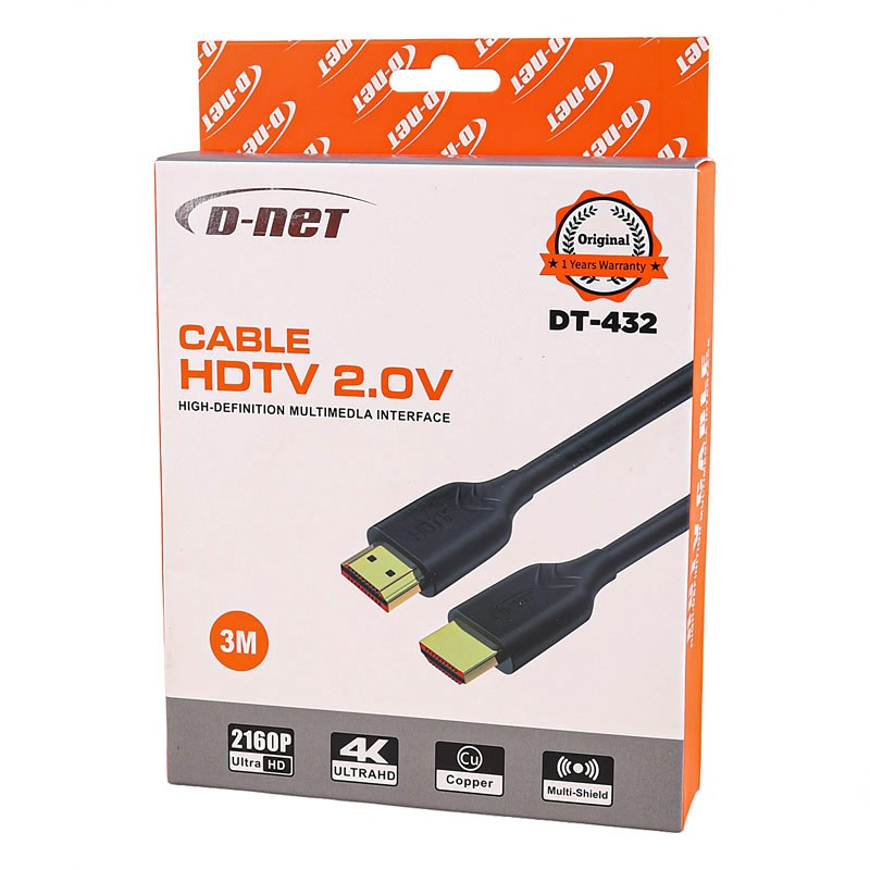 کابل D-Net DT-432 HDMI 4K 3m