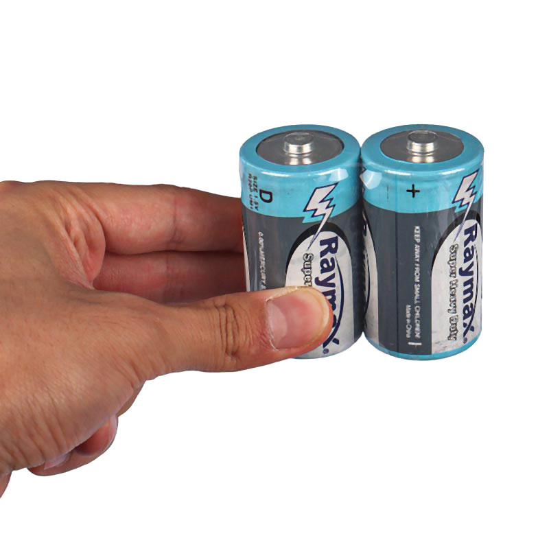 باتری دوتایی بزرگ Raymax Super Heavy Duty 1.5V D شرینک