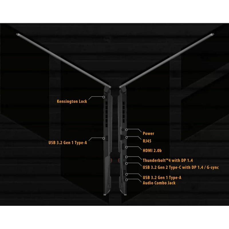 لپ تاپ گیمینگ ایسوس 15.6 اینچی TUF Gaming F15 FX507VV Core i7 13620H 16GB 1TB SSD RTX4060