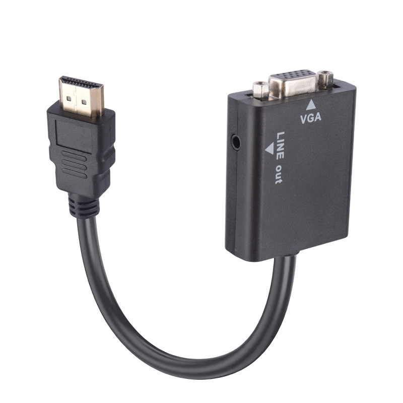 تبدیل K-net K-AHV00PS4 HDMI To VGA + کابل صدا و کابل پاور