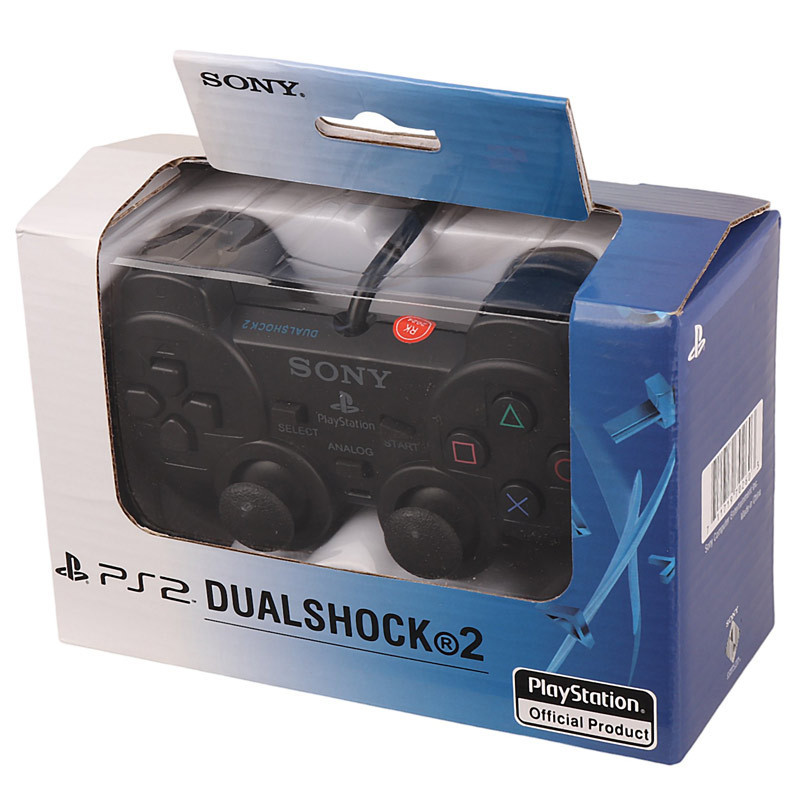 دسته بازی تک شوکدار Sony PS2 مدل IC دار پک دار