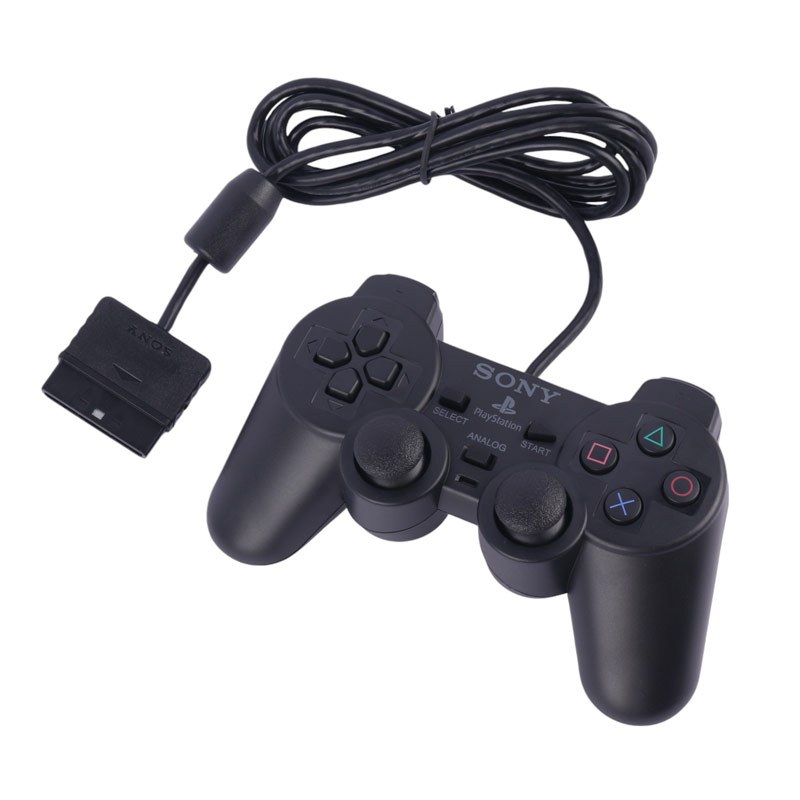 دسته بازی تک شوکدار Sony PS2 مدل IC دار پک دار