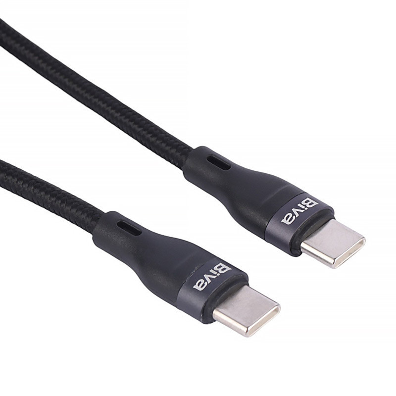 کابل تبدیل فست شارژ Biva C-08CC Type-C To Type-C PD 60W 1.2m