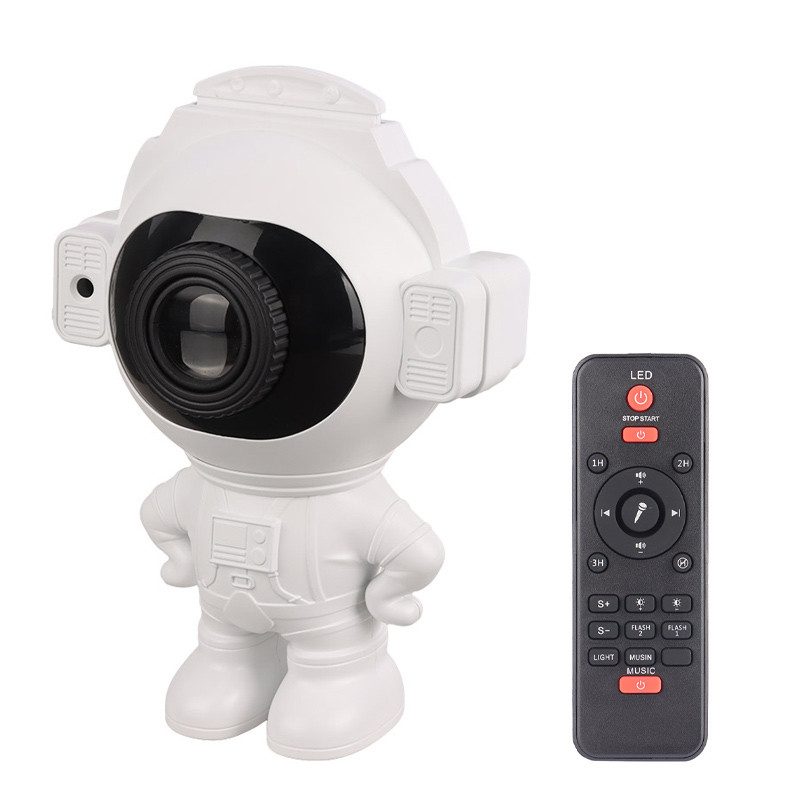 چراغ رقص نور کهکشانی اسپیکر دار بلوتوثی 3D Projection Light