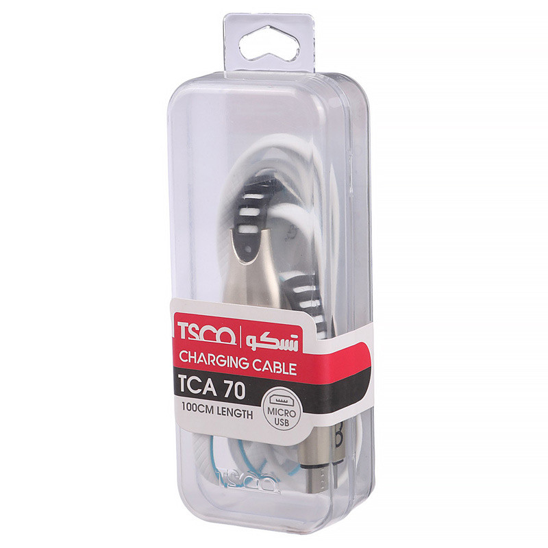 کابل میکرو یو اس بی TSCO TCA 70 2.1A 1m