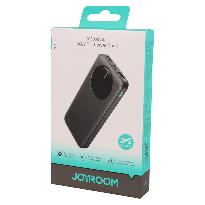 پاوربانک فست شارژ 10000 جوی روم Joyroom JR-PBF12 12W