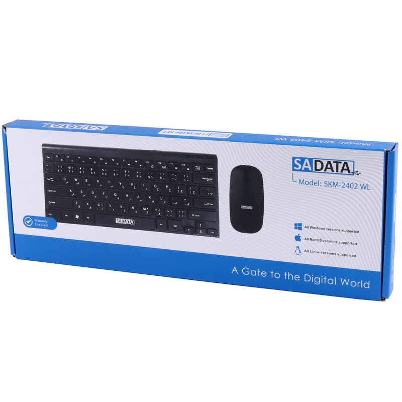 کیبورد و موس بی سیم سادیتا SKM-2402WL
