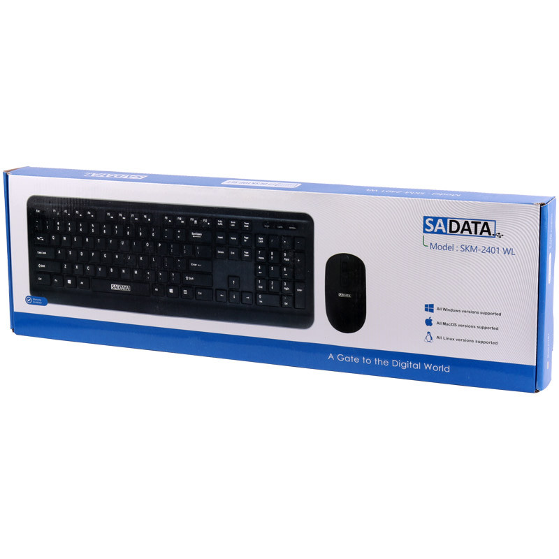کیبورد و موس بی سیم سادیتا SKM-2401WL