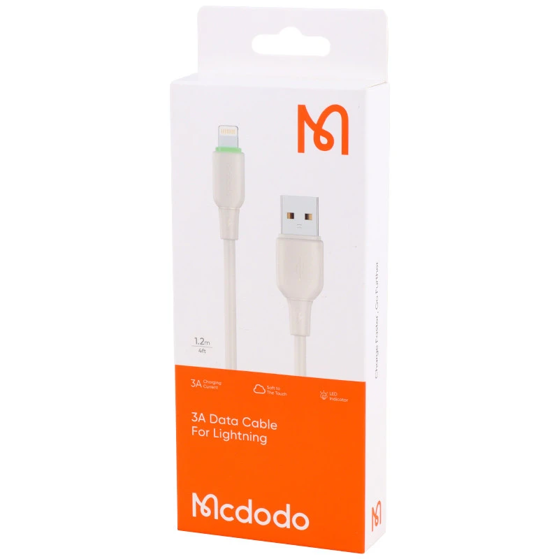 کابل آیفونی فست شارژ Mcdodo CA-4741 3A 1.2m