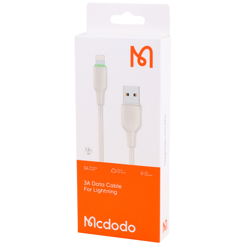 کابل آیفونی فست شارژ Mcdodo CA-4741 3A 1.2m