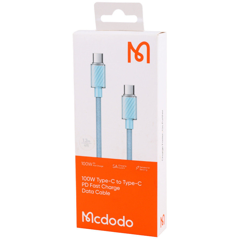 کابل تبدیل فست شارژ Mcdodo CA-3670 Type-C to Type-C PD 5A 100W 1.2m