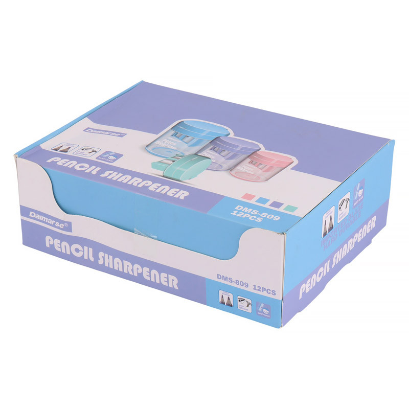 تراش پلاستیکی مخزن دار Daimarse DMS-809 بسته 12 عددی