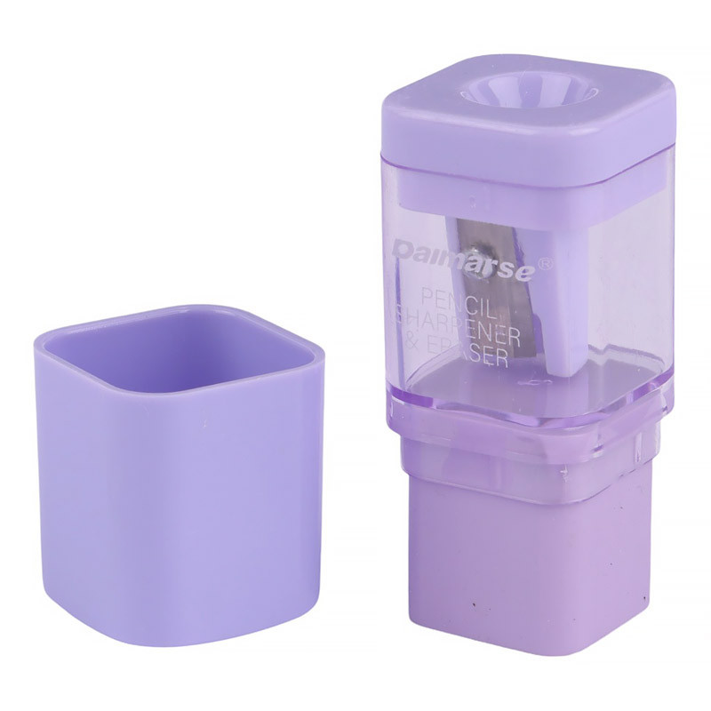 تراش پلاستیکی مخزن دار Daimarse DMS-812 بسته 12 عددی