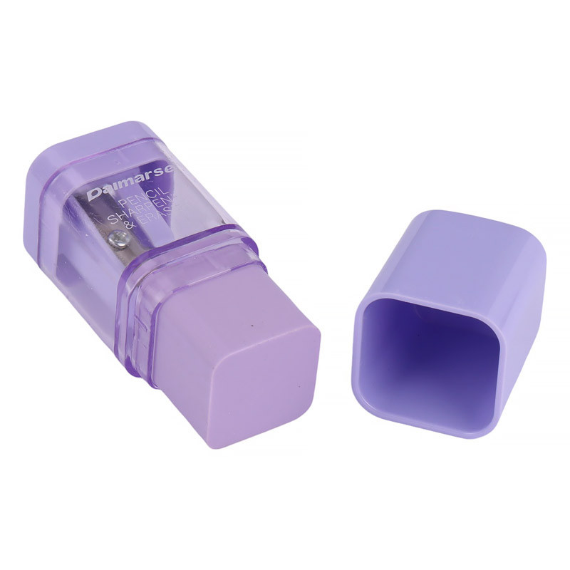 پاک کن و تراش مخزن دار Daimarse DMS-812 بسته 12 عددی