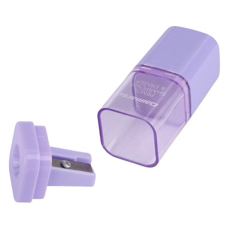 پاک کن و تراش مخزن دار Daimarse DMS-812 بسته 12 عددی