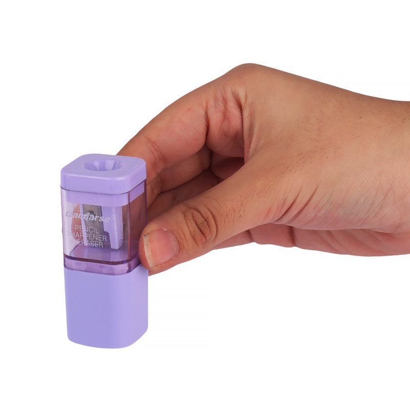 پاک کن و تراش مخزن دار Daimarse DMS-812 بسته 12 عددی